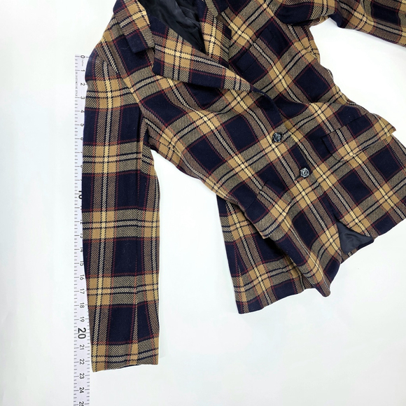 Equestrian Oxxford Clothes Women’s Tweed Blazer Fitted Heritage Tailored - Picture 14 of 16